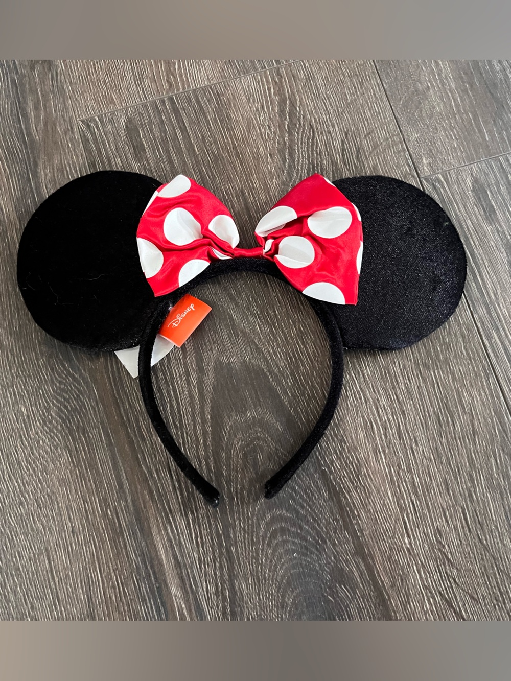 Disney Red Polka Dot Bow Minnie Ear Headband